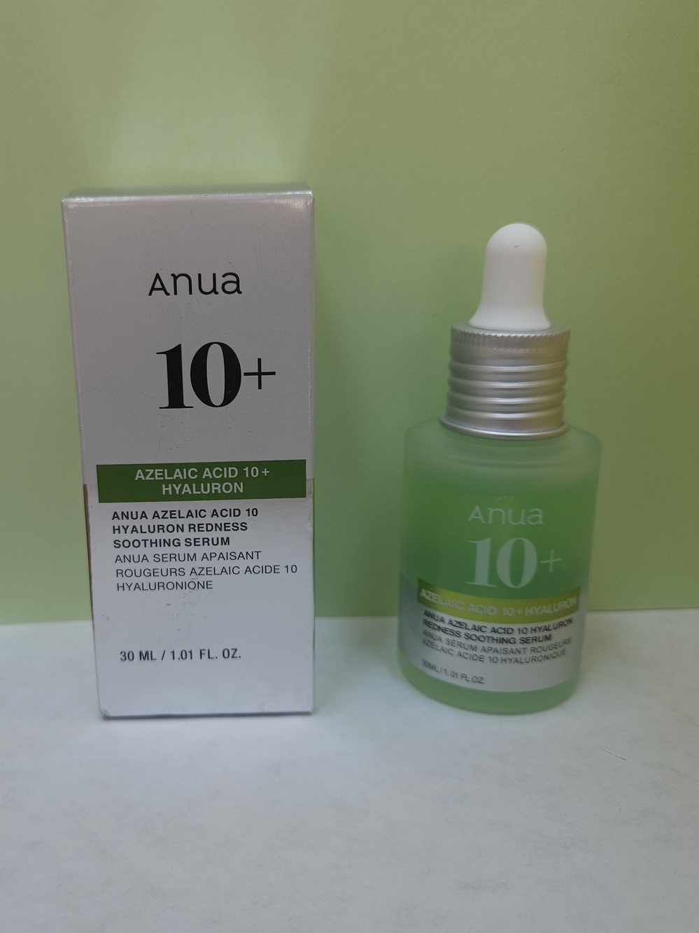 10+ Azelaic Acid 10 + Hyaluron Soothing Serum - Green